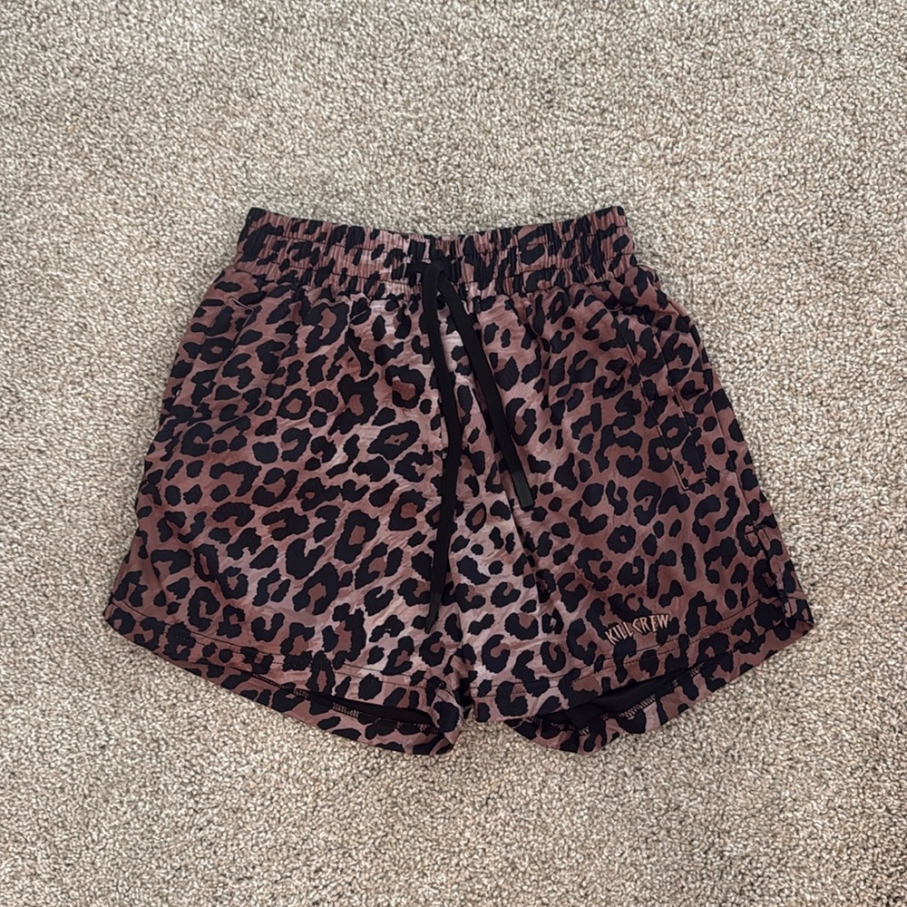 Kill crew leopard unisex shorts